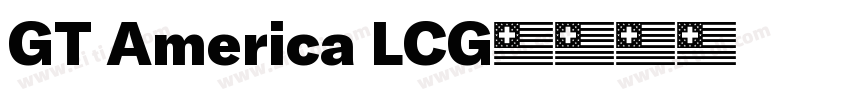 GT America LCG字体转换